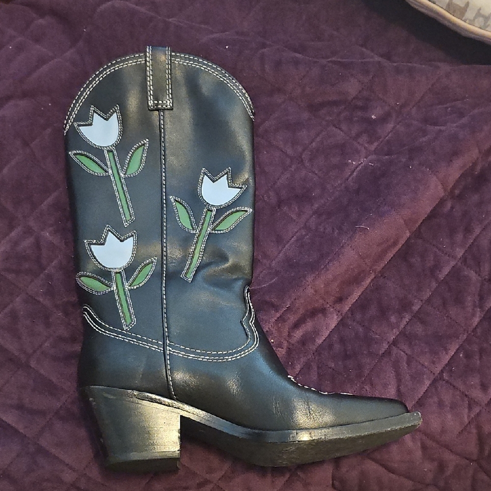 Loeffler Randall Black Leather Boots